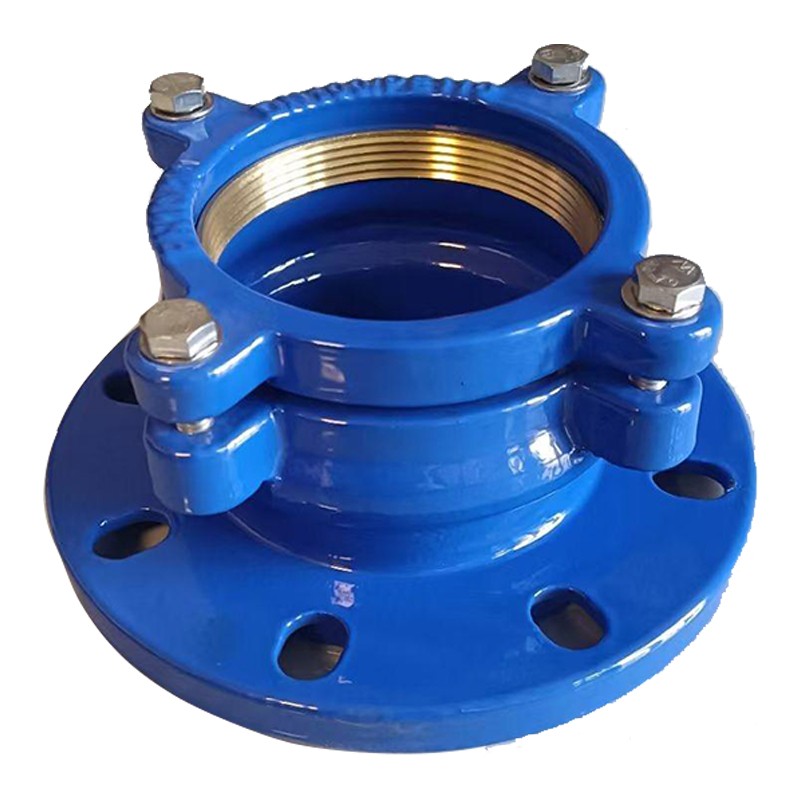 Ductile Iron Quick Connection Flange Adaptor for PE Pipe Quality Flange Adaptor