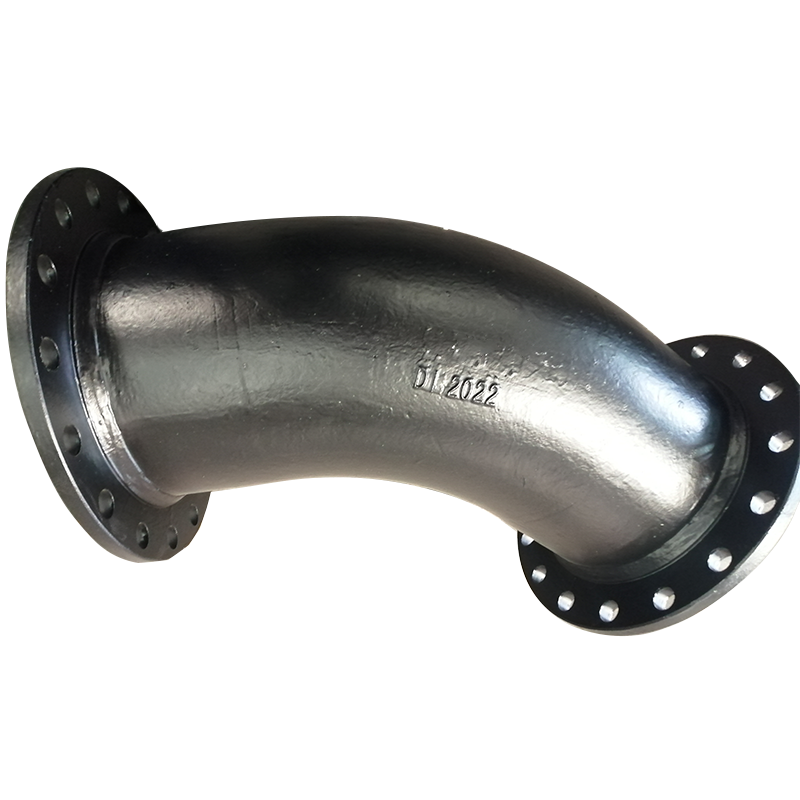ISO2531 Ductile Iron 45 90 Degree Elbow Bend Double Flange Ductile Pipe Fitting for Water Supply