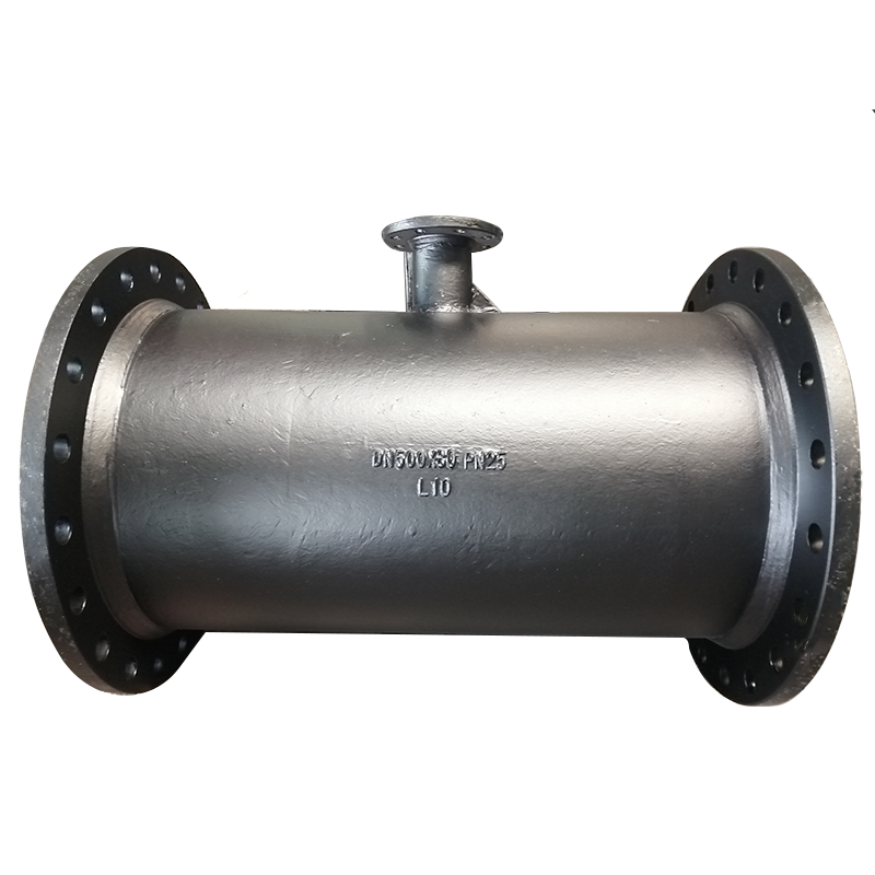 ISO2531 Zinc Coating Cement Mortar Lining Ductile Iron Pipe Fitting All Flange Tee