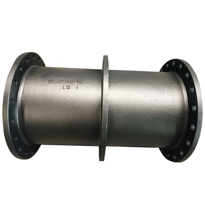 Water Treatment Plant Construction Ductile Iron Double Pipe Fittings Double Flange Cast Pipe with Puddle Flange