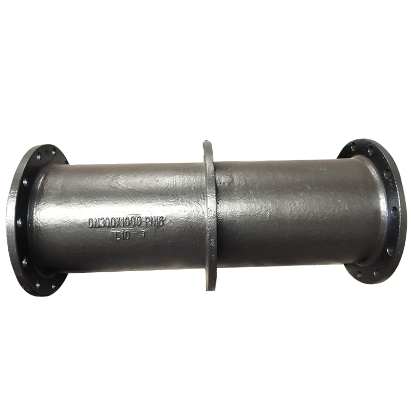 Water Treatment Plant Construction Ductile Iron Double Pipe Fittings Double Flange Cast Pipe with Puddle Flange