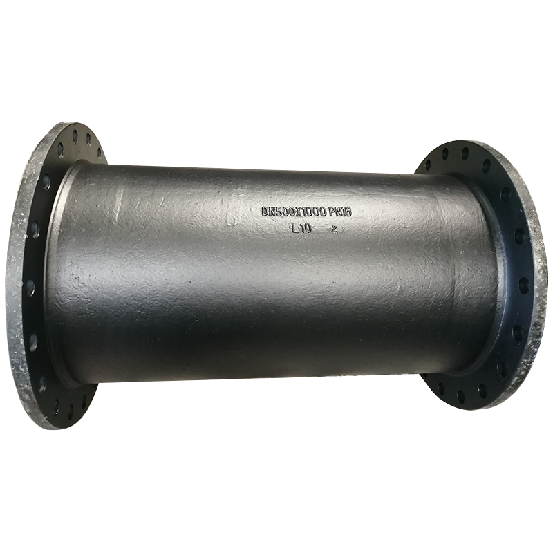 Water Treatment Plant Construction Ductile Iron Double Pipe Fittings Double Flange Cast Pipe with Puddle Flange