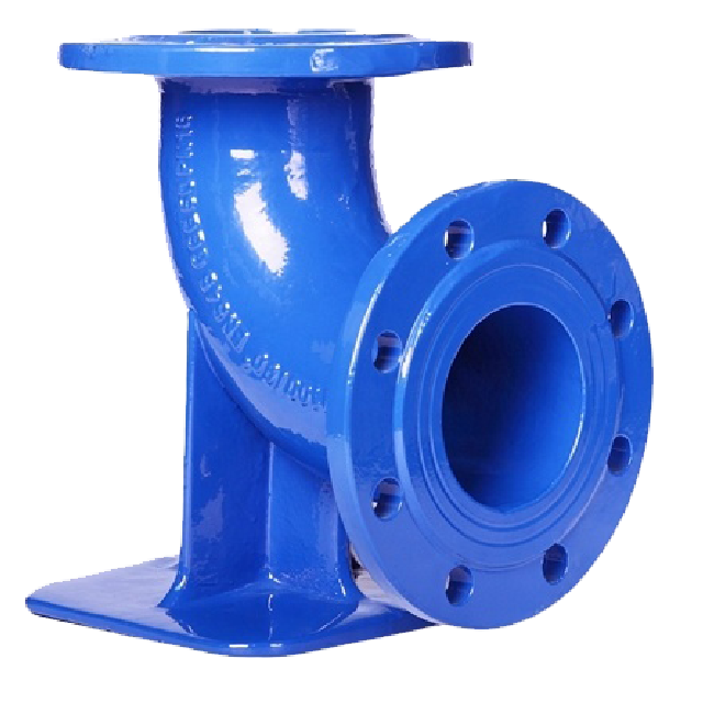 Double Flanged Duckfoot Bend Ductile Iron Cast Iron Pipe Fitting