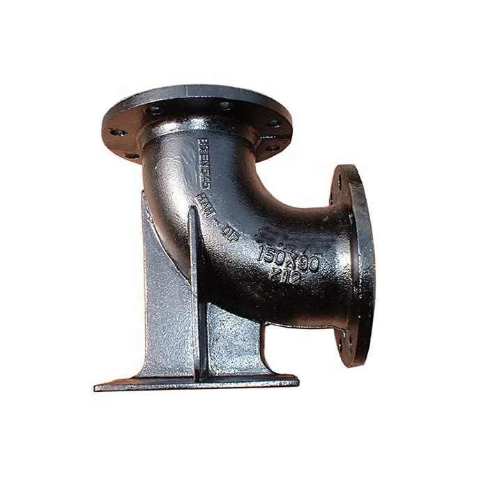 Double Flanged Duckfoot Bend Ductile Iron Cast Iron Pipe Fitting