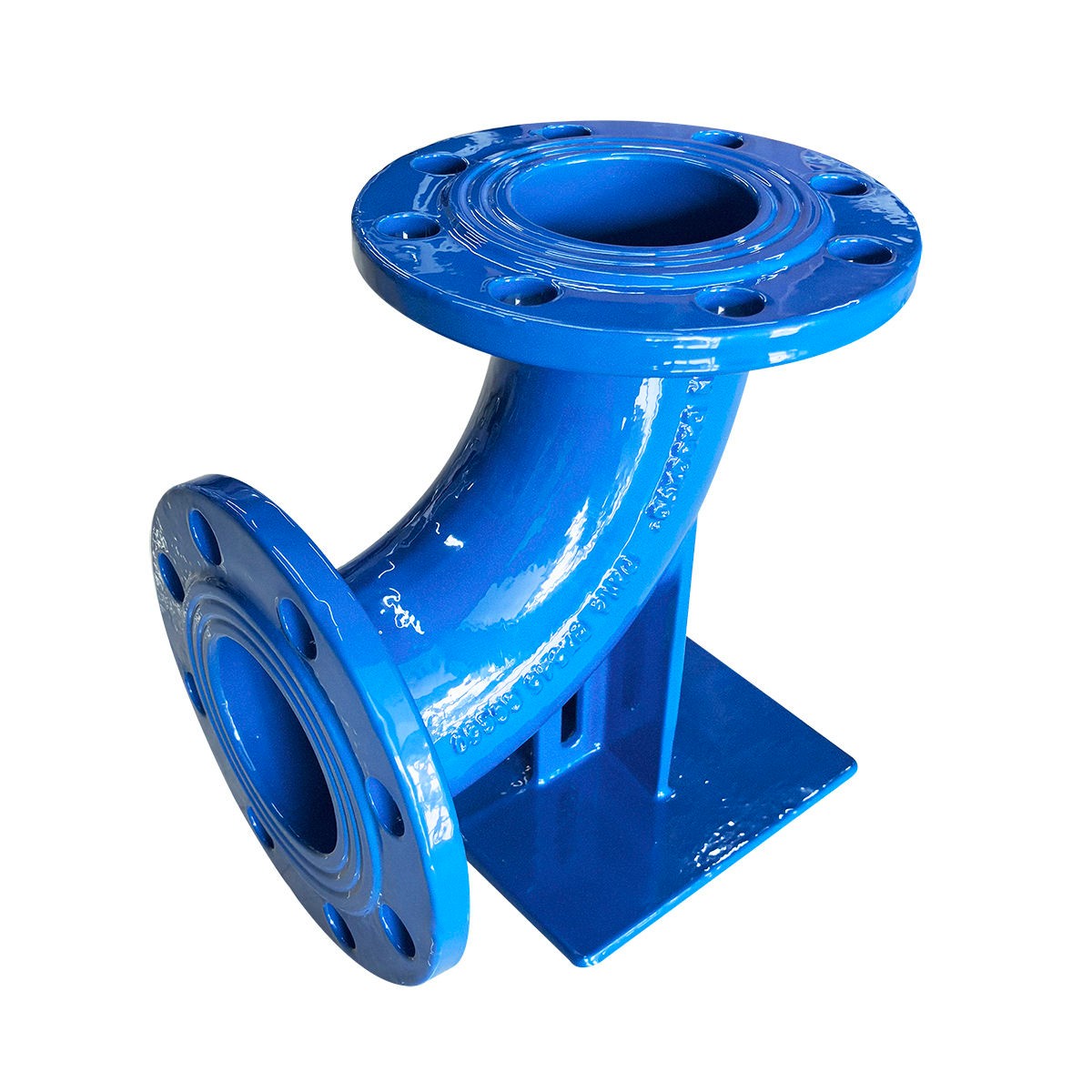 Double Flanged Duckfoot Bend Ductile Iron Cast Iron Pipe Fitting