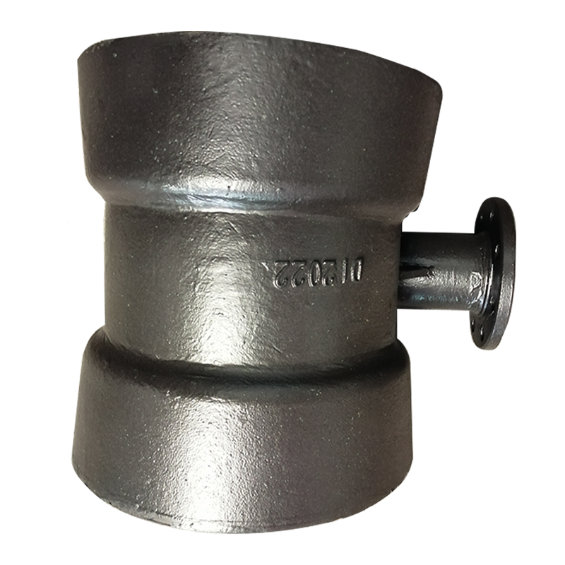 Ductile Iron Double socket tee with flange branch pipe fittings