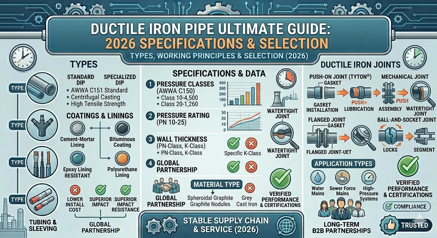 ductile iron water pipe