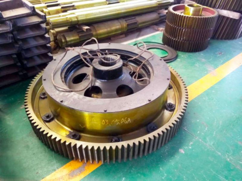 Airbag clutch for electric rope shovel