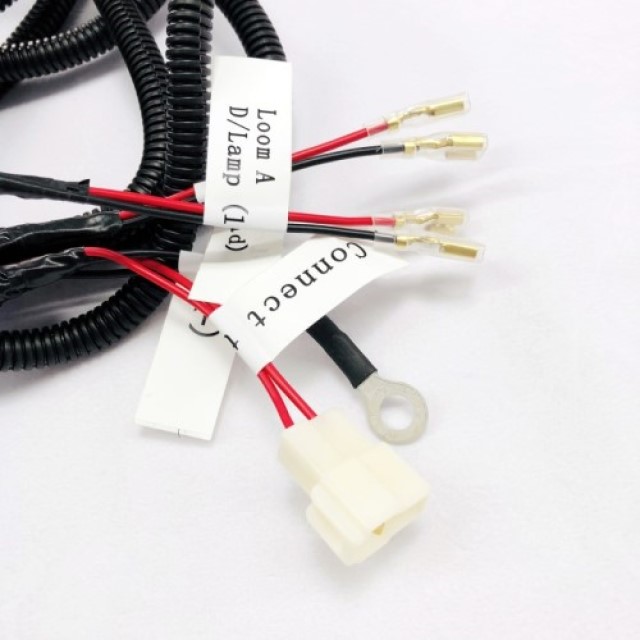 Kits de câblage OEM/ODM pour phares longue portée et barres lumineuses de moto