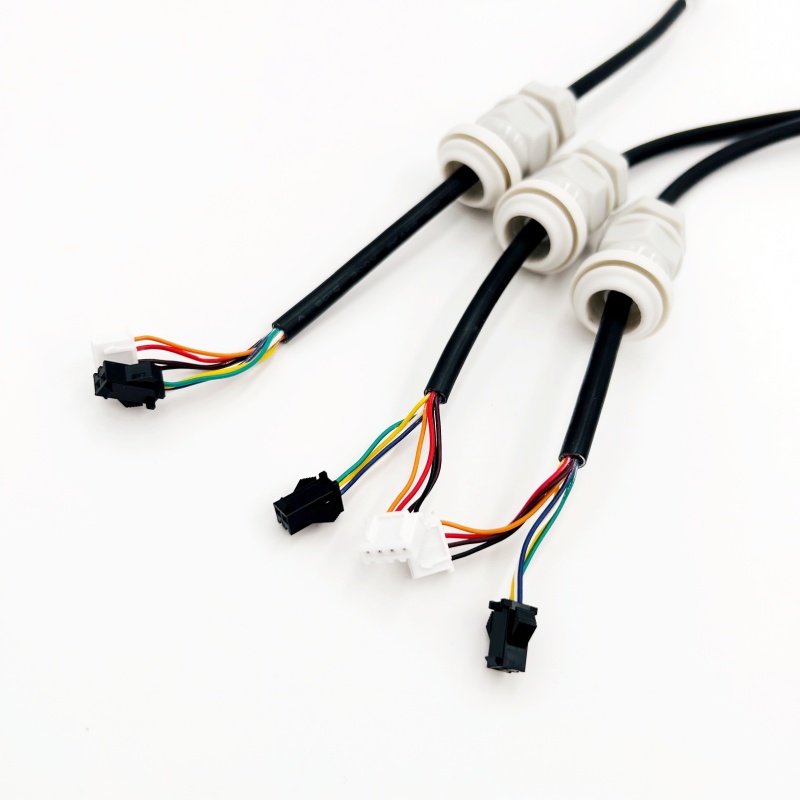 Cable Assembly with Gland and Grommet