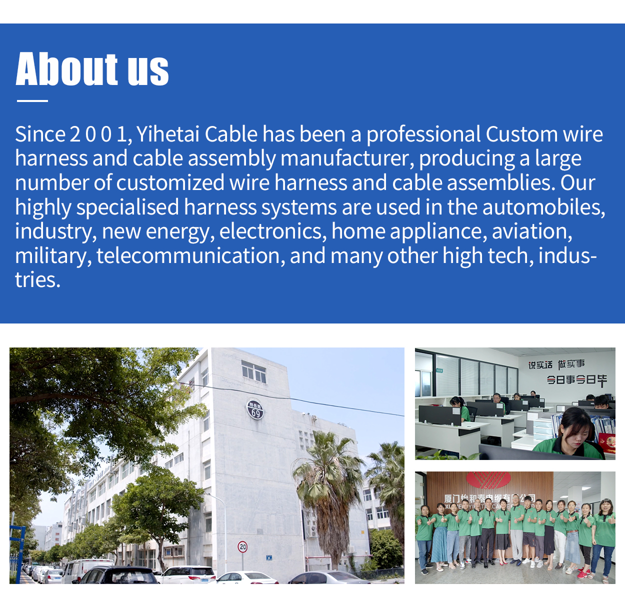 Industrial Robot Cable Assembly