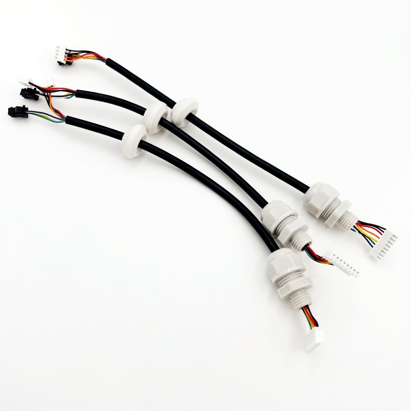 Custom Manufacturer Cable Wire Harness Cable Assembly with Gland and Grommet
