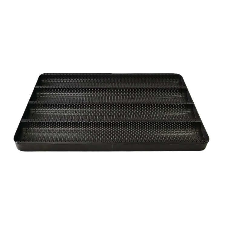 perforated baguette tray