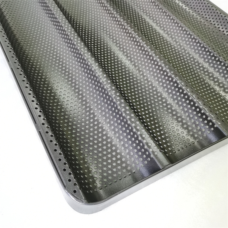 Aluminium Steel Long French Bread Pan