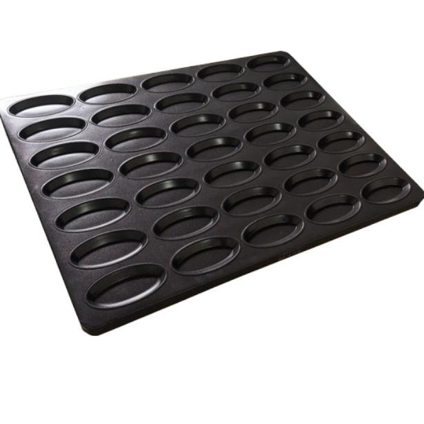 Commercial croissant pans