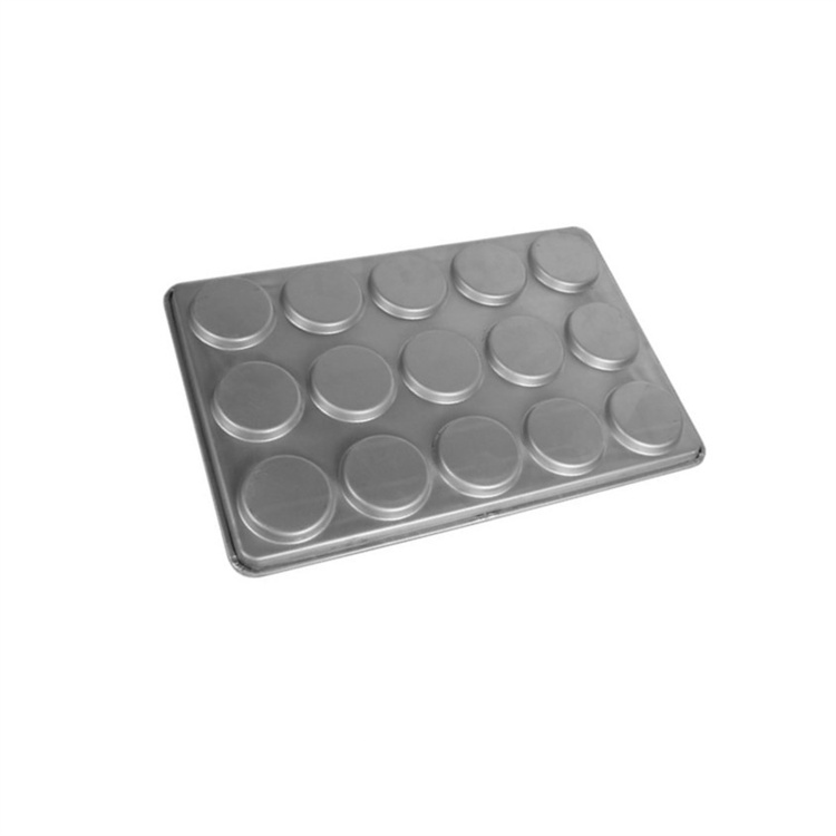 4 Inch Pulled Hamburger Bun Pan