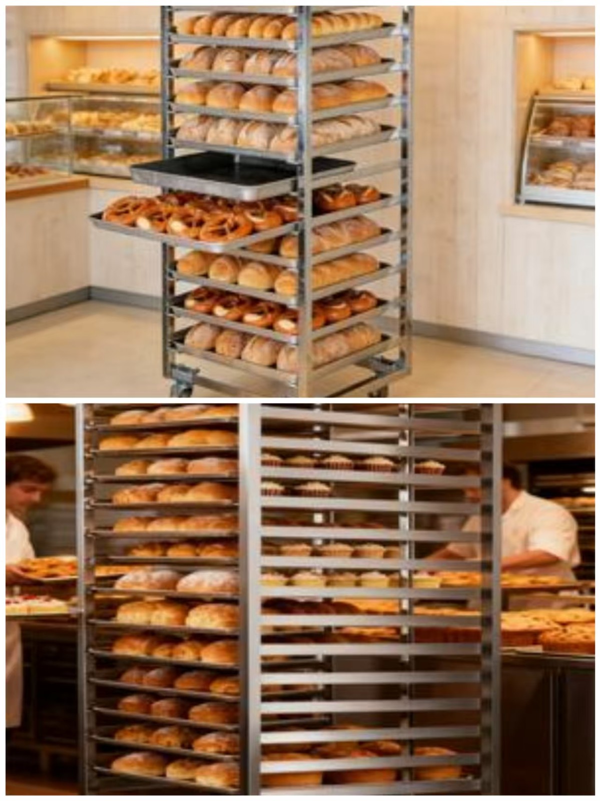 bread cooling trolley