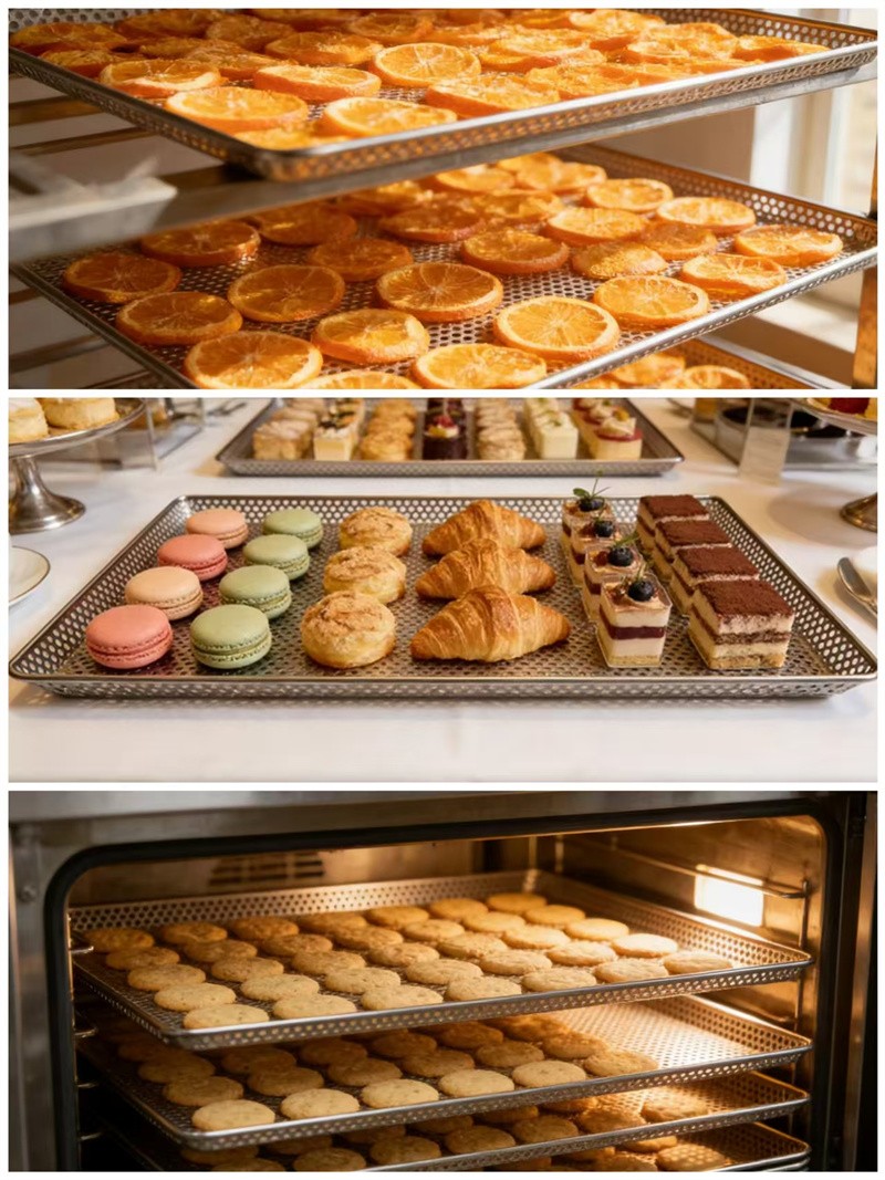 perforated baking trays
