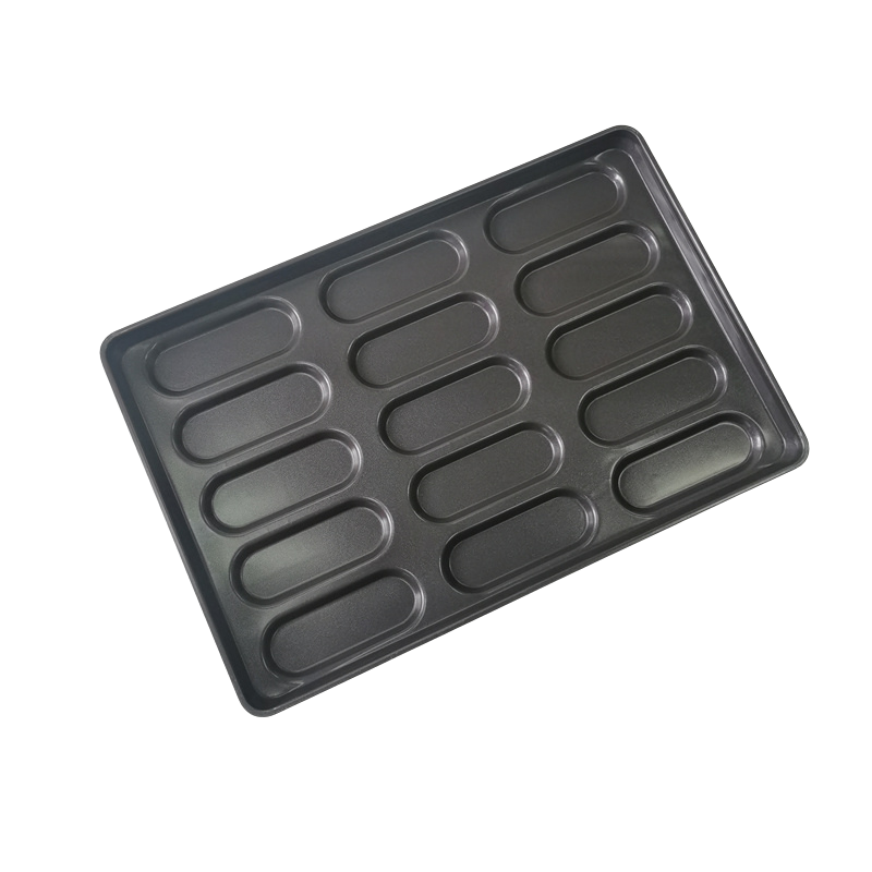 15-mold Hot Dog Bun Bread Tray
