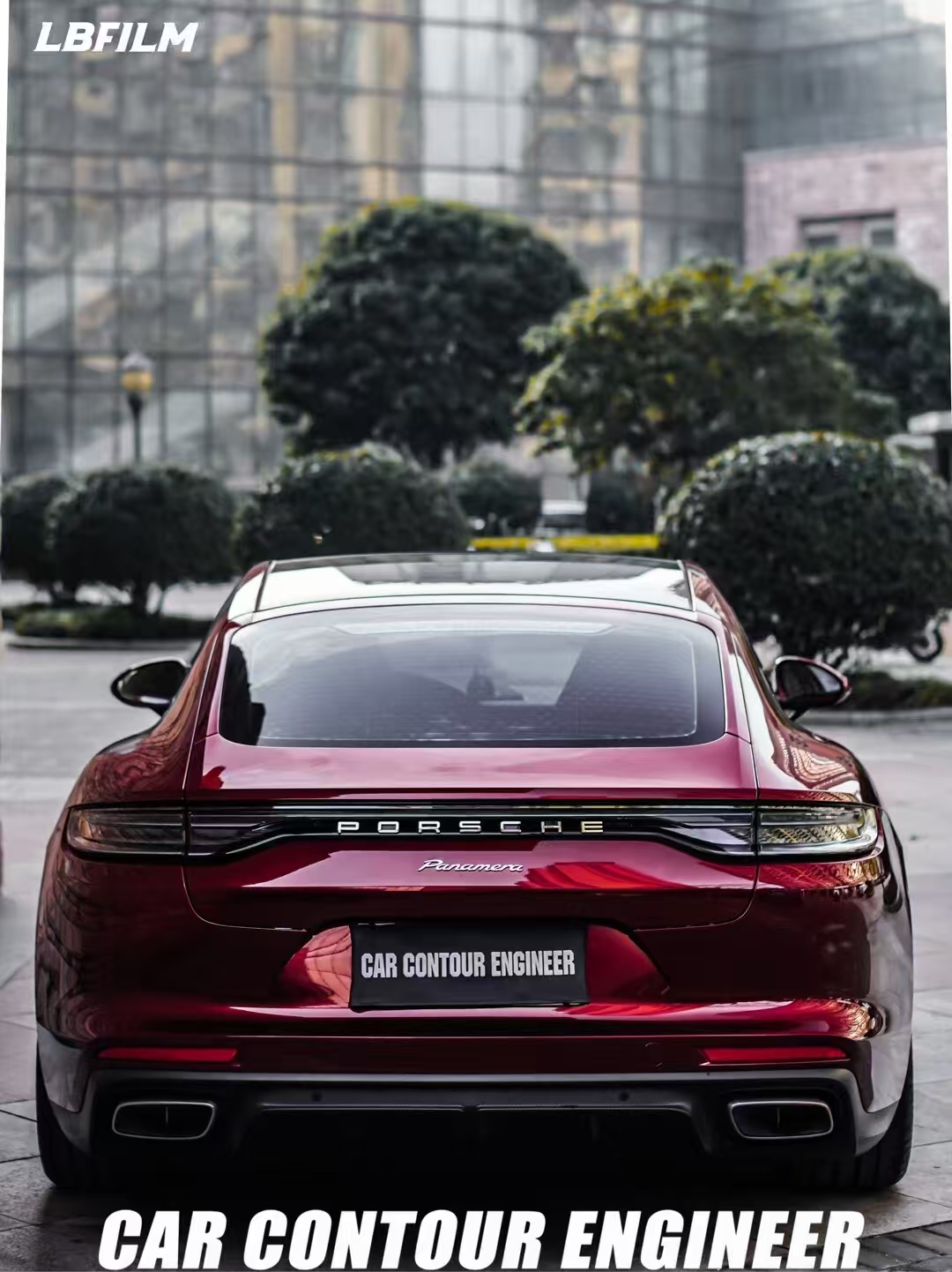 Red Car Vinyl Wrap For Stylish Auto Color Change Film