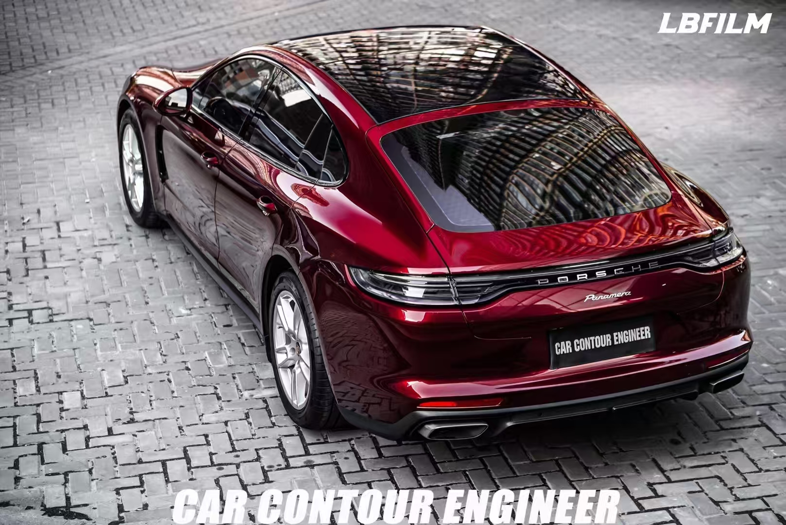 Red Car Vinyl Wrap For Stylish Auto Color Change Film