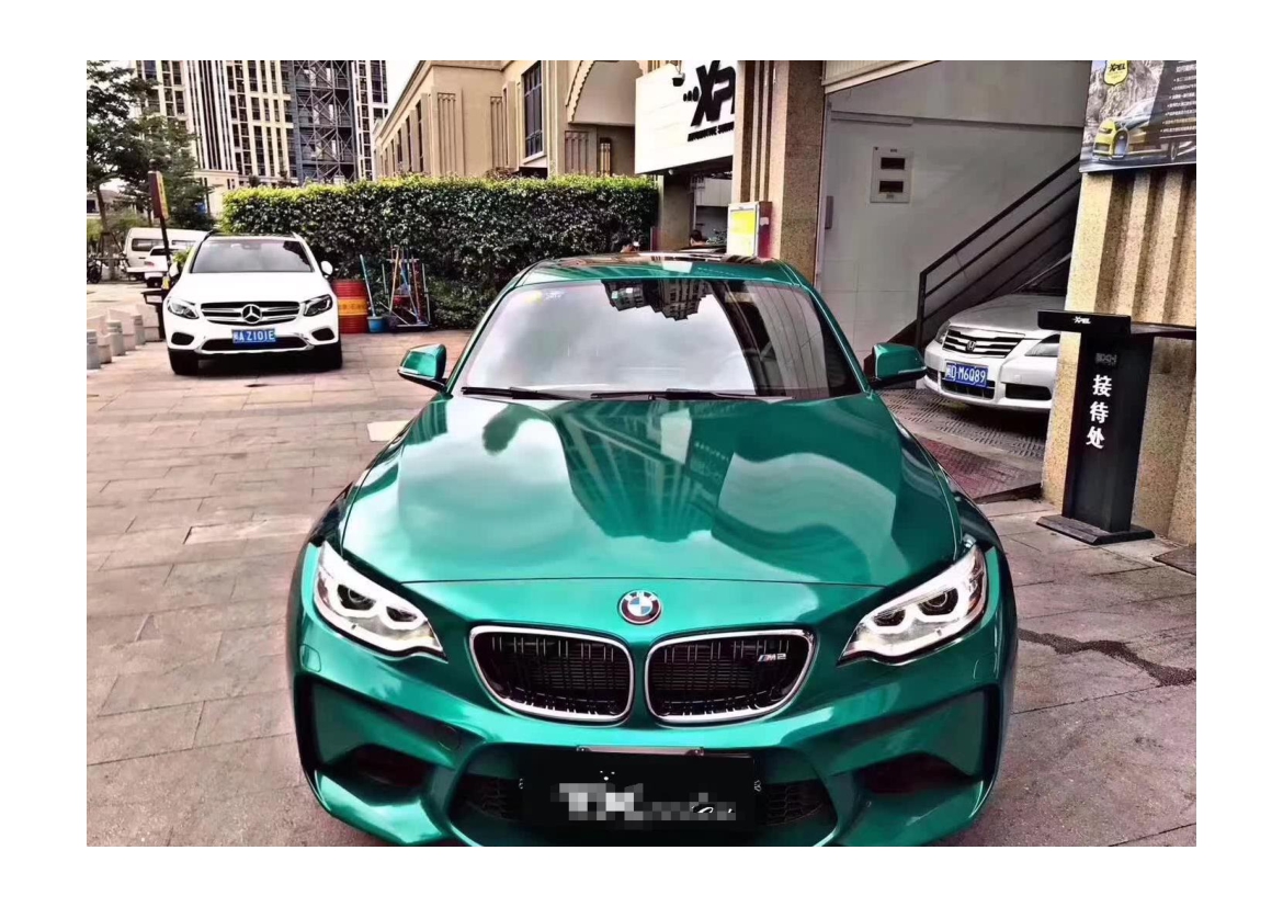 Green Car Wrap And Chrome Vehicle Wrap Auto Wrap