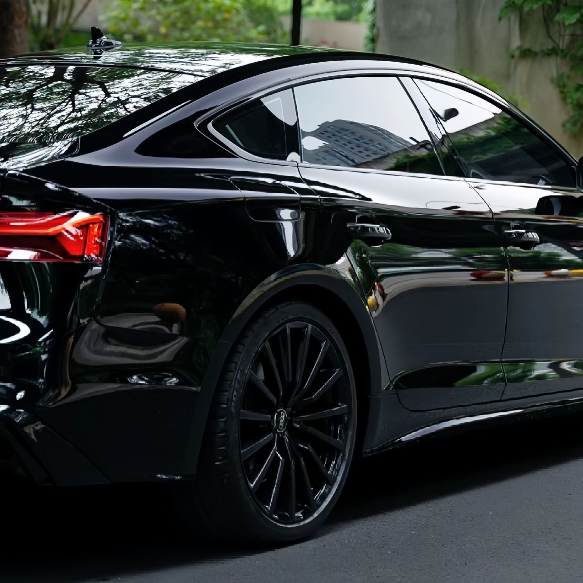 Gloss Black Vinyl Wrap For Car Wrap