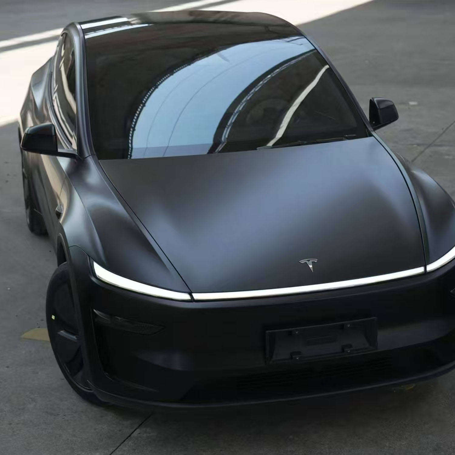 Matte Black Car Wrap And Satin Black Wrap