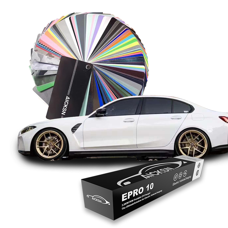 White Vehicle Wrap For Premium Automotive