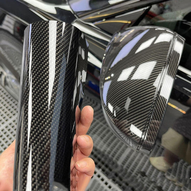 Automotive Wrap With Carbon Fiber Wrap