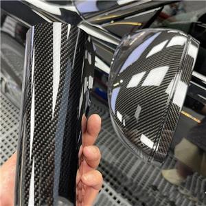 Automotive Wrap With Carbon Fiber Wrap