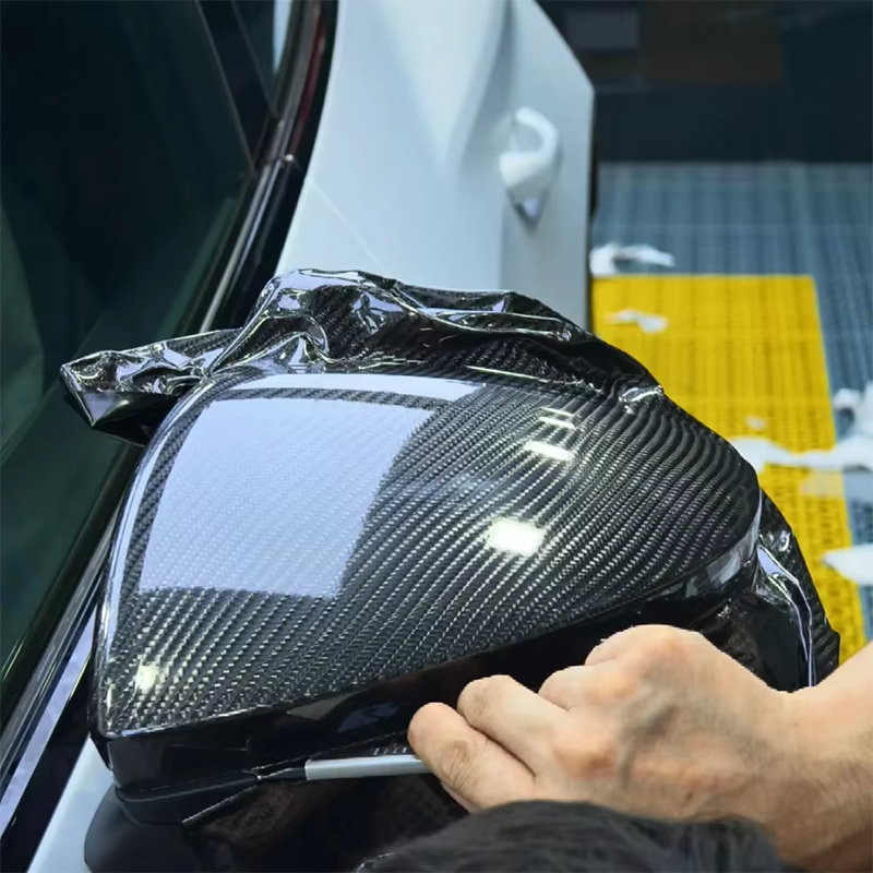 Automotive Wrap With Carbon Fiber Wrap