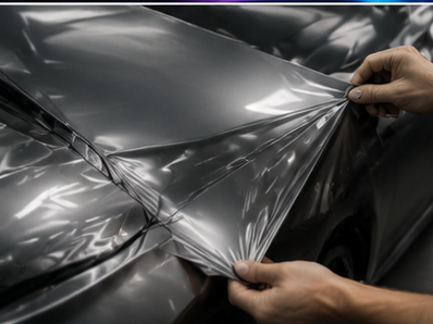 matte black car wrap