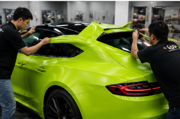 self-adhesive vinyl film