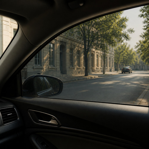 metallic car tint
