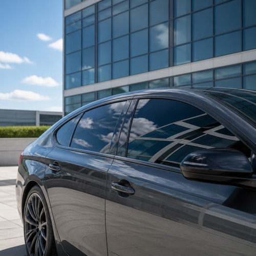metallic car tint