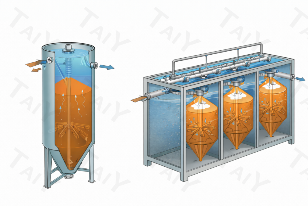 wastewater continuous backwash sand filter installation