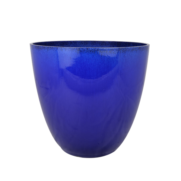 Royle Blue Glazed Egg Planter