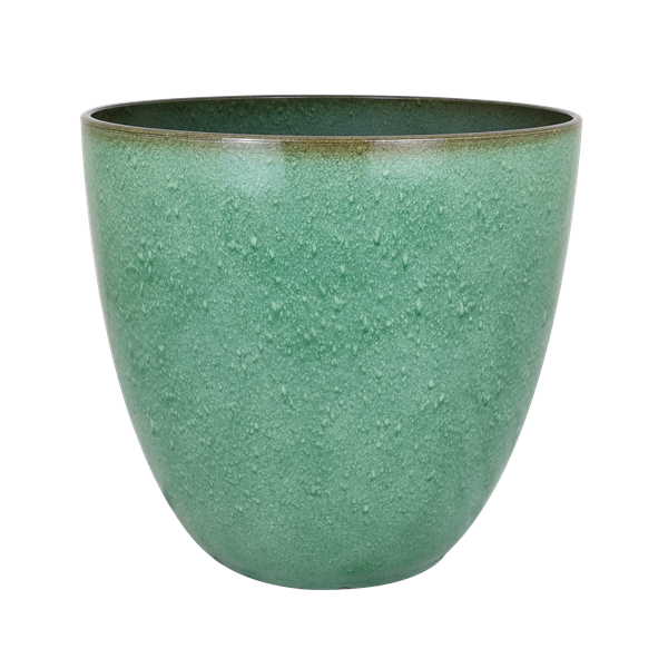 Jadeite Glazed Egg Planter