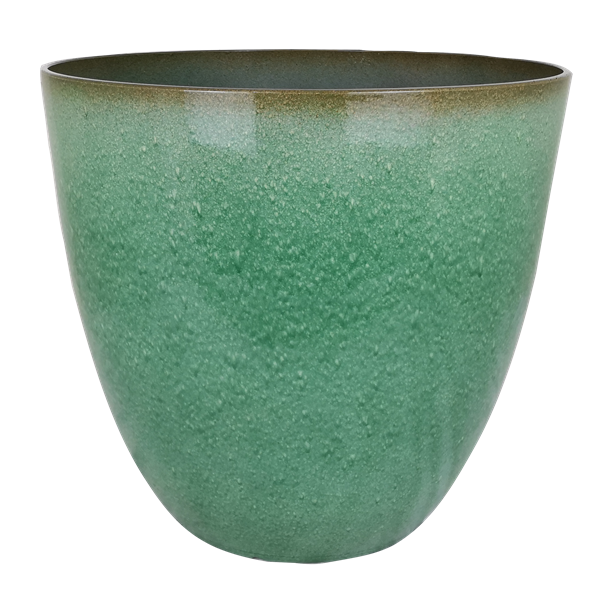 Jadeite Glazed Egg Planter