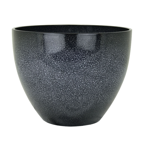 Ashgrey Glazed Egg Planter