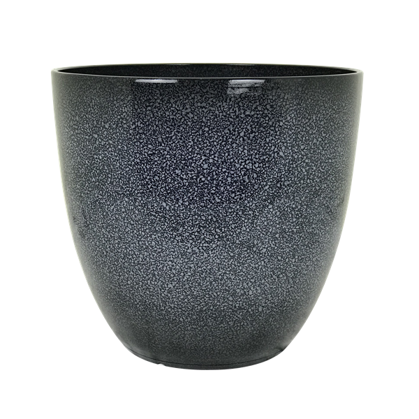 Ashgrey Glazed Egg Planter