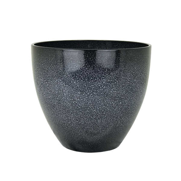 Ashgrey Glazed Egg Planter