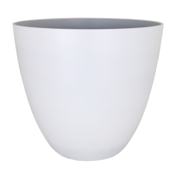 Ceramic White Glazed Egg Planter