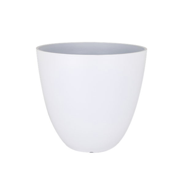 Ceramic White Glazed Egg Planter