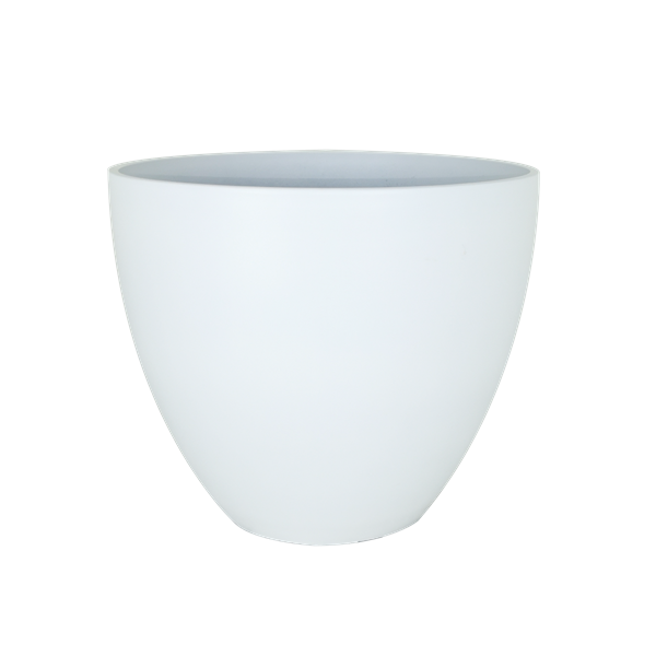 Ceramic White Glazed Egg Planter
