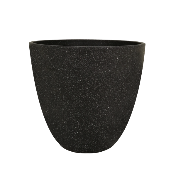 Charcoal Sandstone Egg Planter
