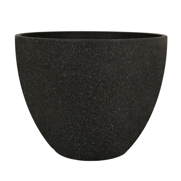 Charcoal Sandstone Egg Planter