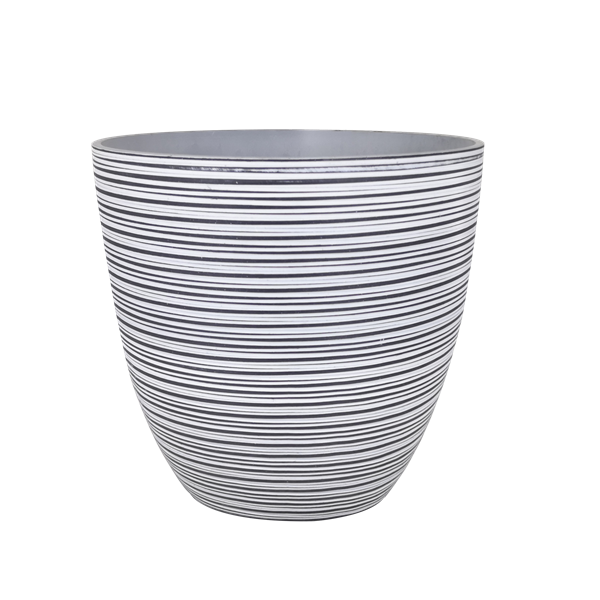 Riverstone White Egg Planter