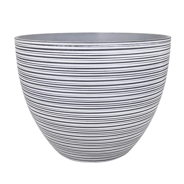 Riverstone White Egg Planter